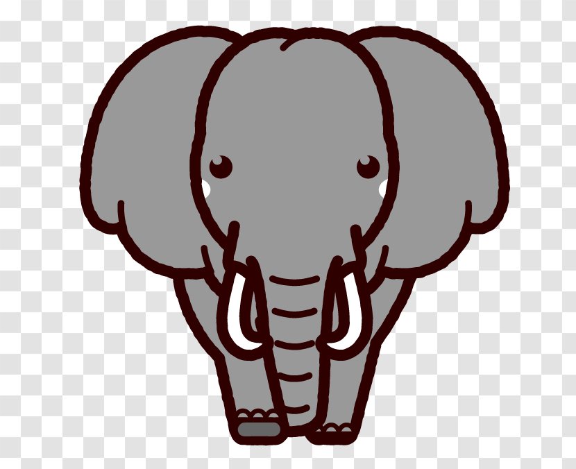 Indian Elephant African Elephantidae Clip Art - Heart - Giraffe Transparent PNG