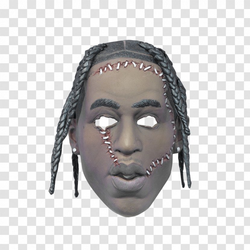 Travis Scott The Texas Chain Saw Massacre Chainsaw Leatherface Mask - Flower Transparent PNG