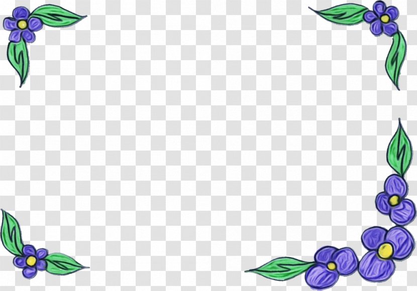 Background Flower Frame - Drawing - Picture Plant Transparent PNG