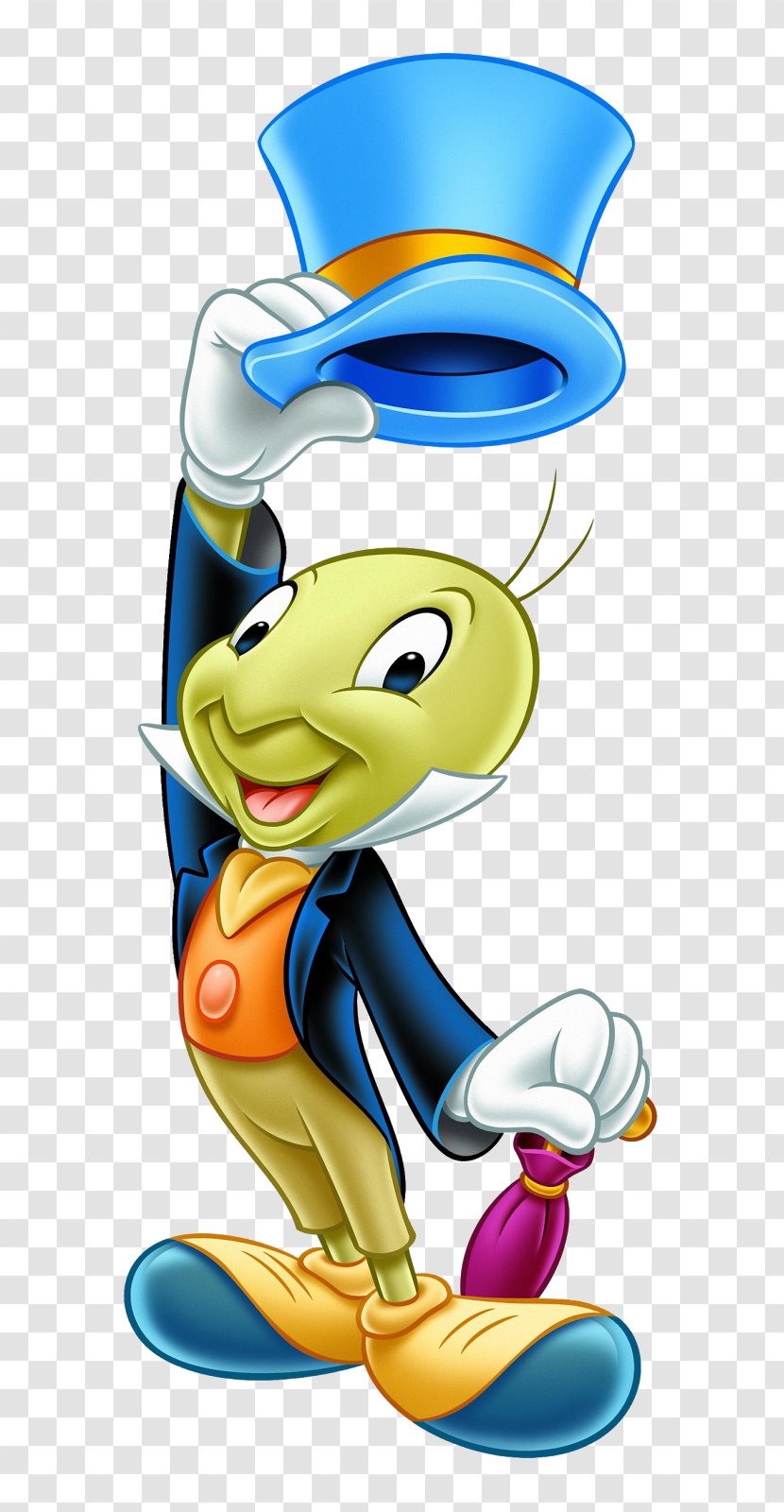 Jiminy Cricket The Talking Crickett Adventures Of Pinocchio Winnie-the-Pooh Jessica Rabbit - Art Transparent PNG
