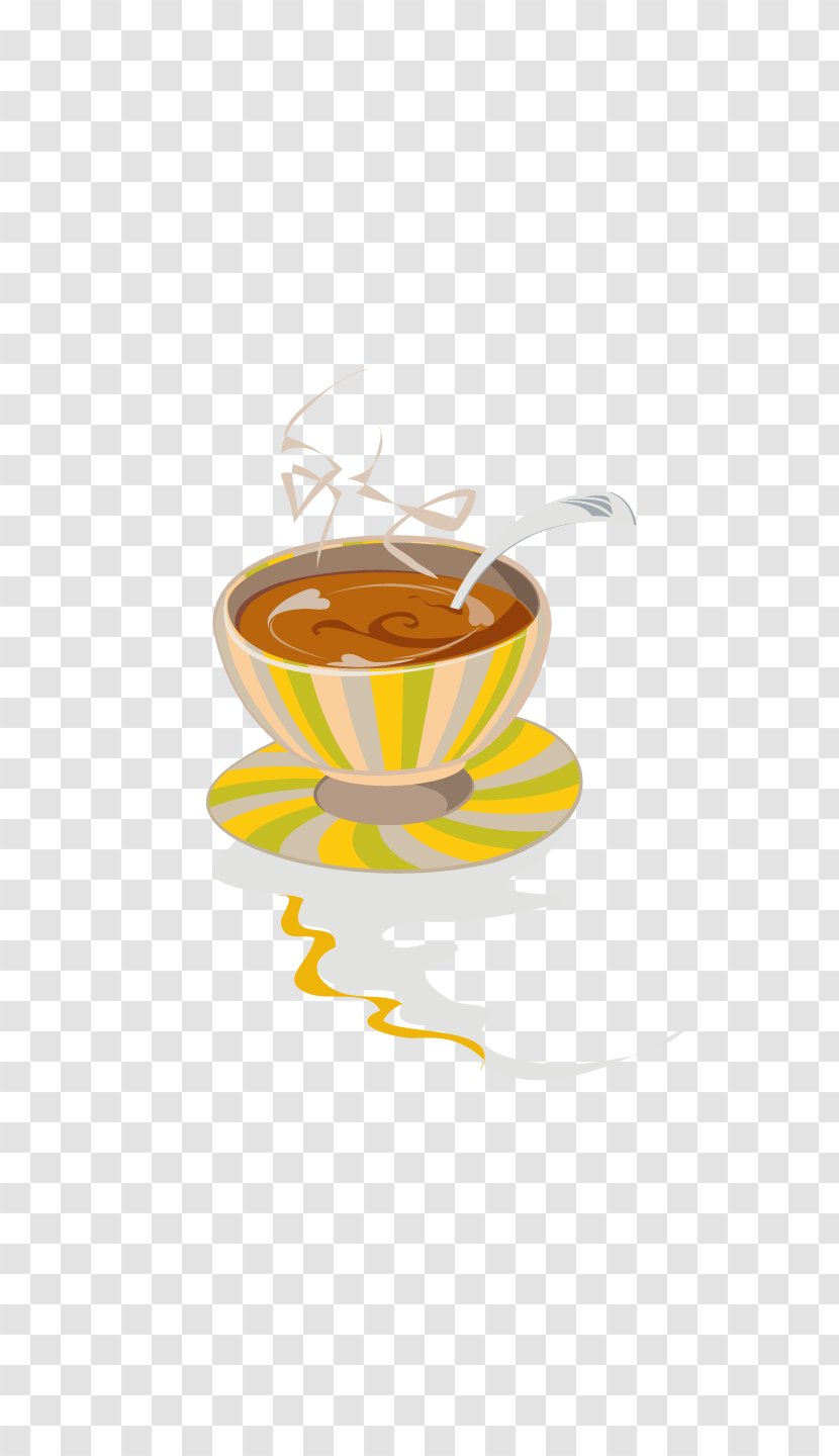 Coffee Cup Tea Clip Art - Cartoon Version Transparent PNG