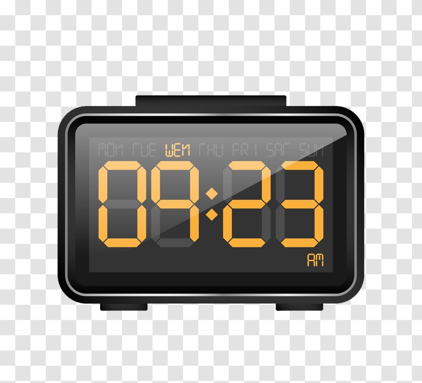 Digital Clock Alarm Data - Electronics - Electronic Transparent PNG