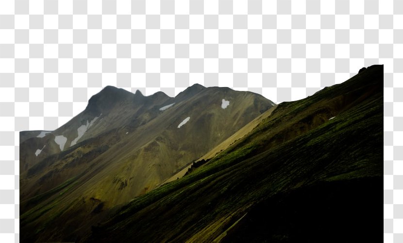 Mountainous Landforms Nature Mountain Highland Sky - Ridge Terrain Transparent PNG