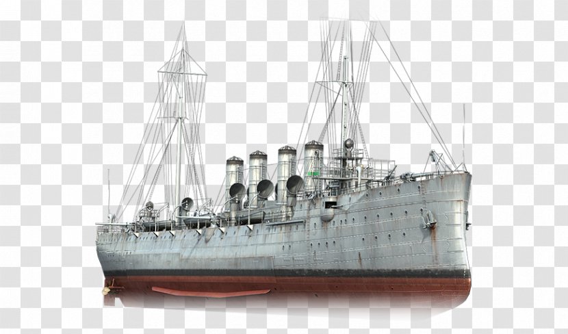 Protected Cruiser World Of Warships Battleship - Ship The Line Transparent PNG