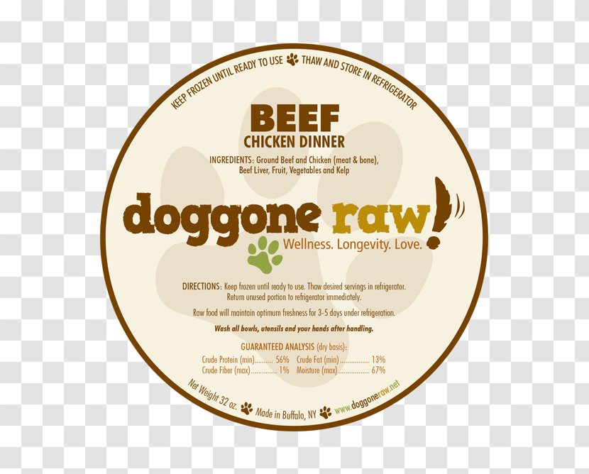 Cat Food Raw Foodism Doggone - Chicken As - Beef Liver Transparent PNG