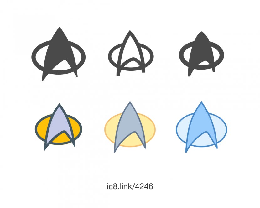Symbol Font - Diagram - Star Trek Transparent PNG