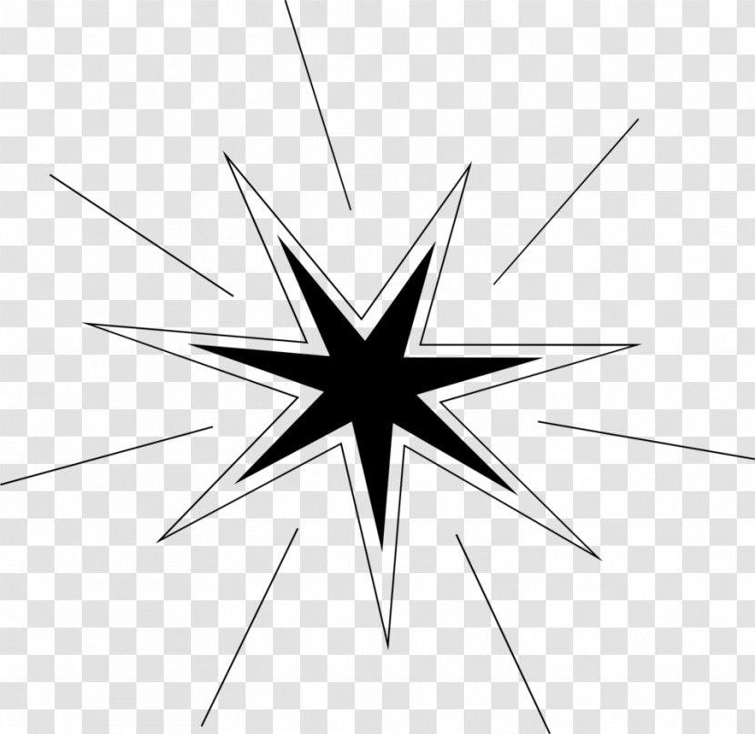 Black And White Clip Art - Star Transparent PNG