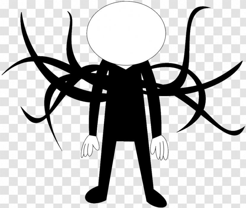 Slenderman Tall Man Drawing Art Creepypasta - Silhouette Transparent PNG