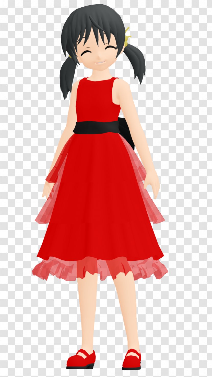 Kaai Yuki Hiyama Kiyoteru Clip Art Black Hair Toddler - Cartoon - Mmd Dress Transparent PNG