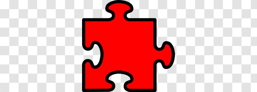 Jigsaw Puzzle Red Clip Art - Cliparts Transparent PNG