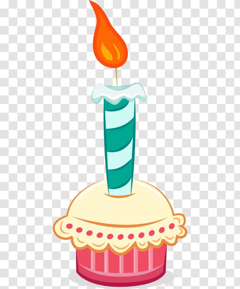 Birthday Cake Drawing Illustration - One Year Old Candle Transparent PNG