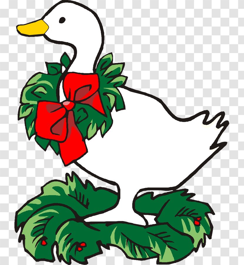 Roast Goose Christmas Bird Clip Art - Beak Transparent PNG