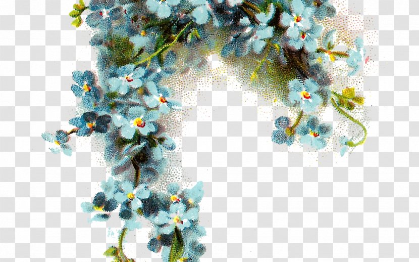 Flower Art Watercolor - Image Editing - Fractal Plant Transparent PNG