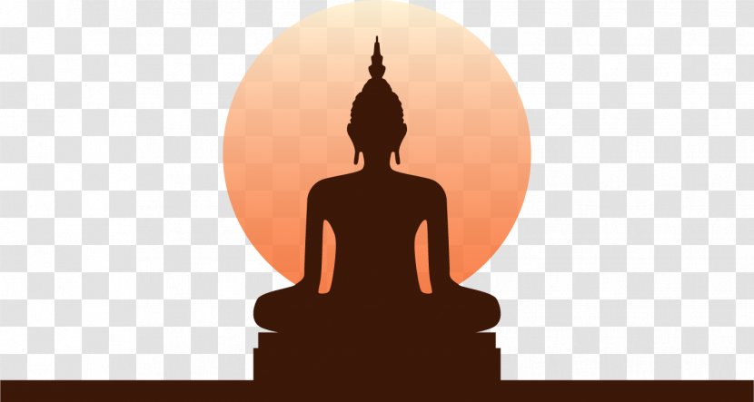 Bangkok Poster - Orange - Sunrise Buddha Transparent PNG