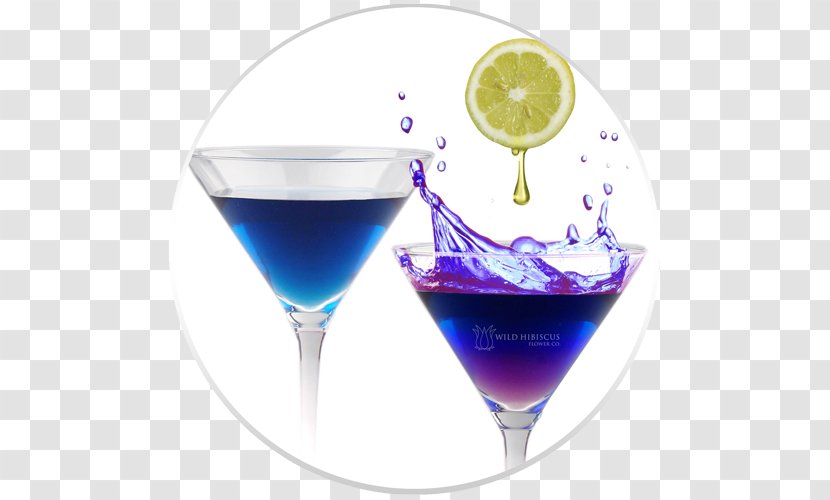 Cocktail Butterfly Pea Flower Tea Asian Pigeonwings Extract - Alcoholic Beverage - Cocktails Transparent PNG