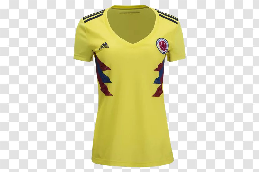 Colombia National Football Team 2018 World Cup T-shirt Categoría Primera A Tracksuit - Juan Cuadrado Transparent PNG