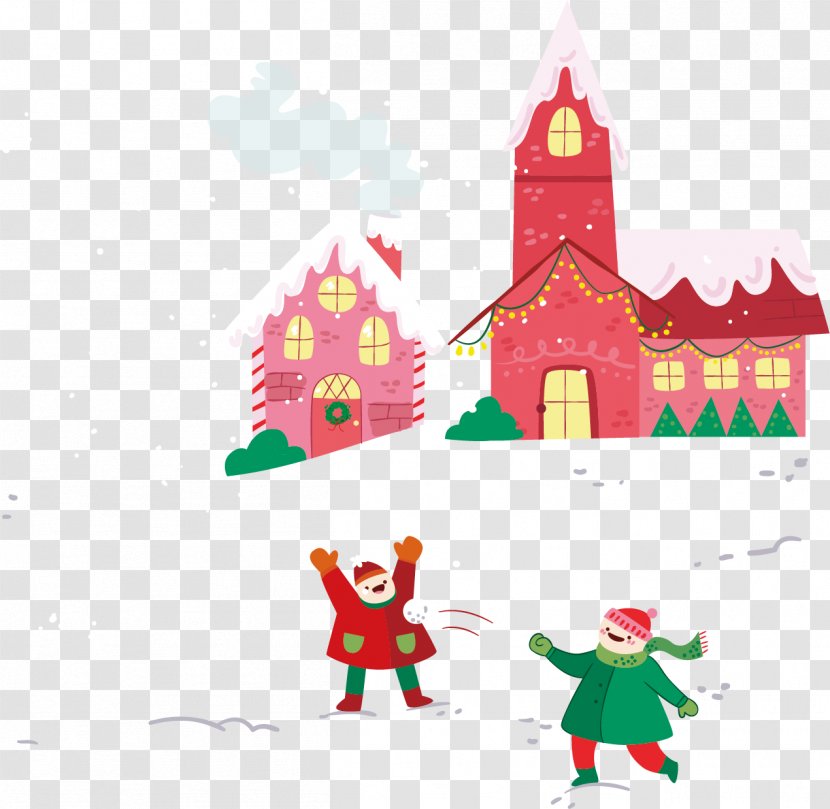 Illustration - Christmas Ornament - Housing Material Snow Winter Tourism Transparent PNG