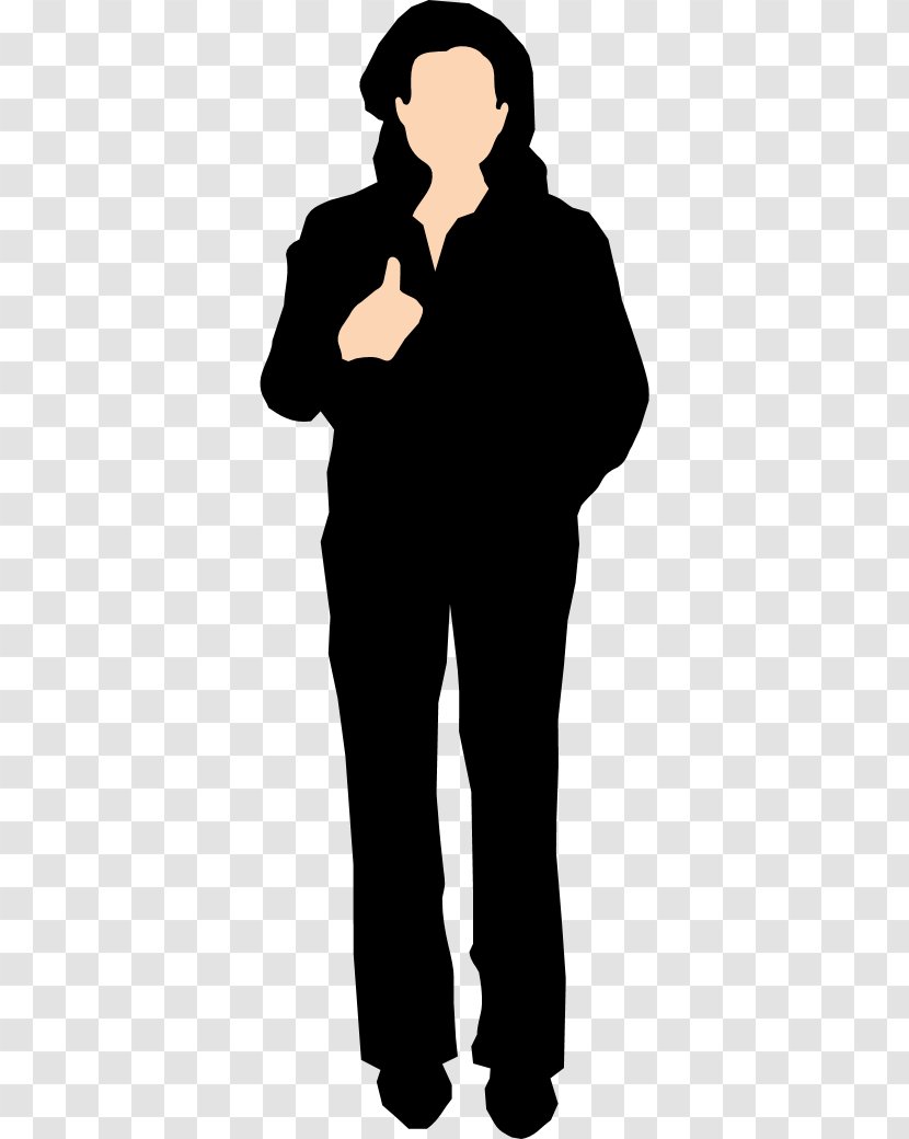 Human Behavior Clip Art Silhouette - Man Transparent PNG