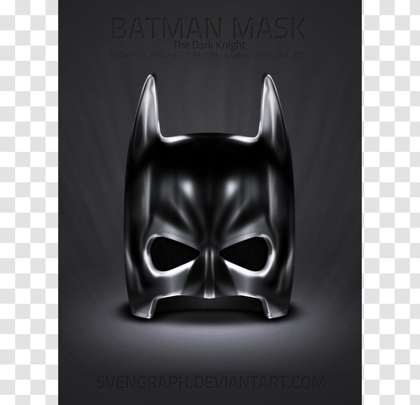 Batman Bane Mask Desktop Wallpaper - Monochrome - Image Transparent PNG