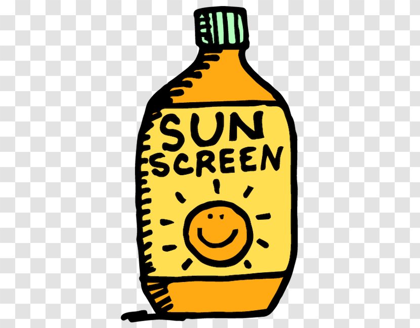 Sunscreen Lotion Factor De Proteccixf3n Solar Sunburn Clip Art - Suntan Cliparts Transparent PNG