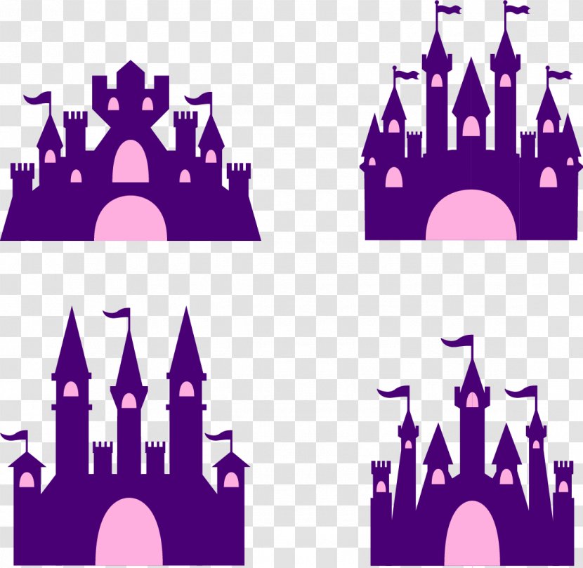 Elsa Ariel Disney Princess - Pink - Purple Palace Transparent PNG