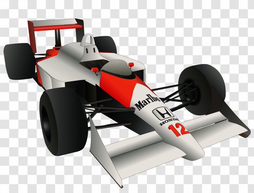 Car Cartoon - Formula Racing - Auto Indycar Series Transparent PNG