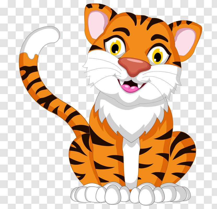 Tiger Royalty-free Cartoon Clip Art - Snout - Naughty Transparent PNG