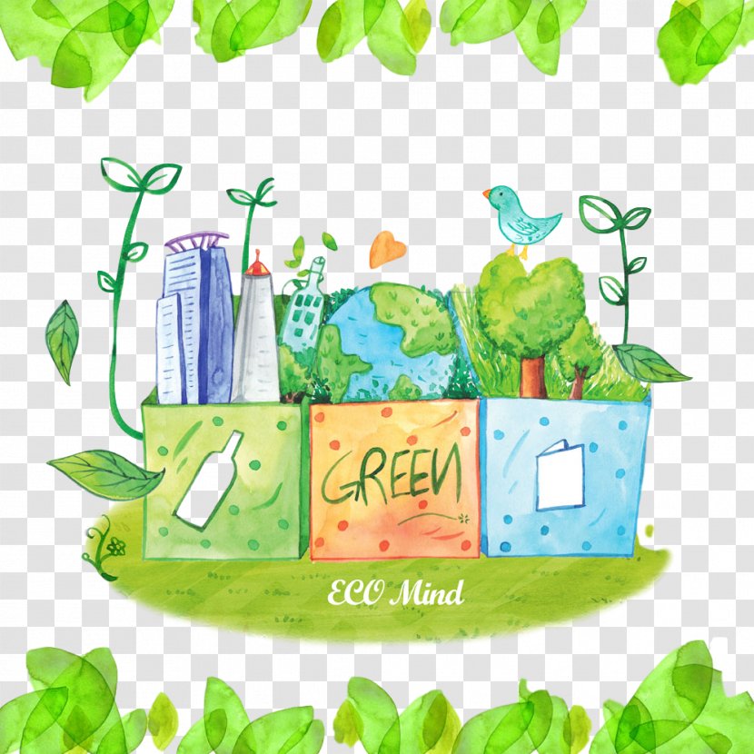 Earth Day Save The World - Plant Green Transparent PNG