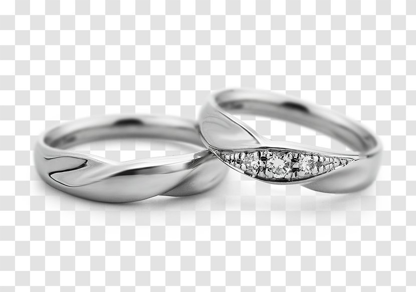 Wedding Ring Silver Body Jewellery - Platinum Safflower Three Dimensional Transparent PNG