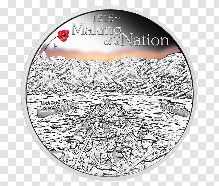 Anzac Spirit Perth Mint Silver Coin - Dollar Transparent PNG