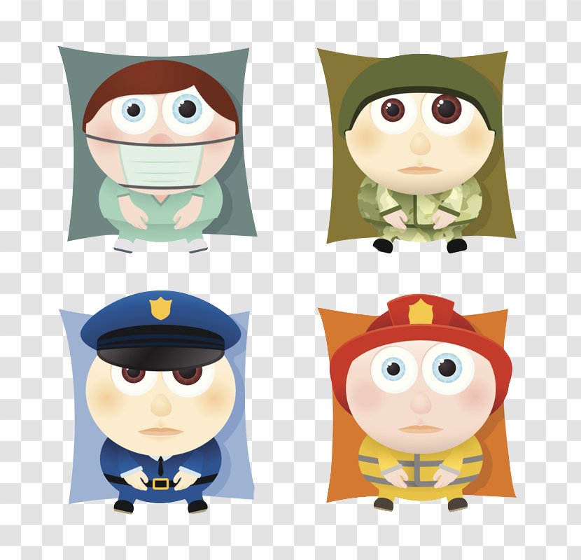 Soldier Military Uniform Firefighter - Police - Cute Uniformed Soldiers Transparent PNG