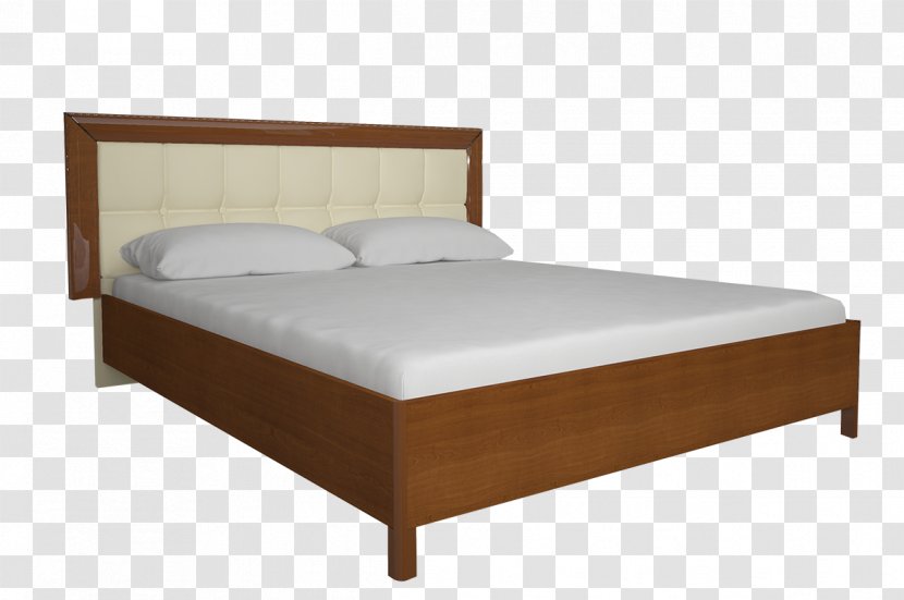 Bed Size Platform Frame Furniture - Wood - Flora Transparent PNG