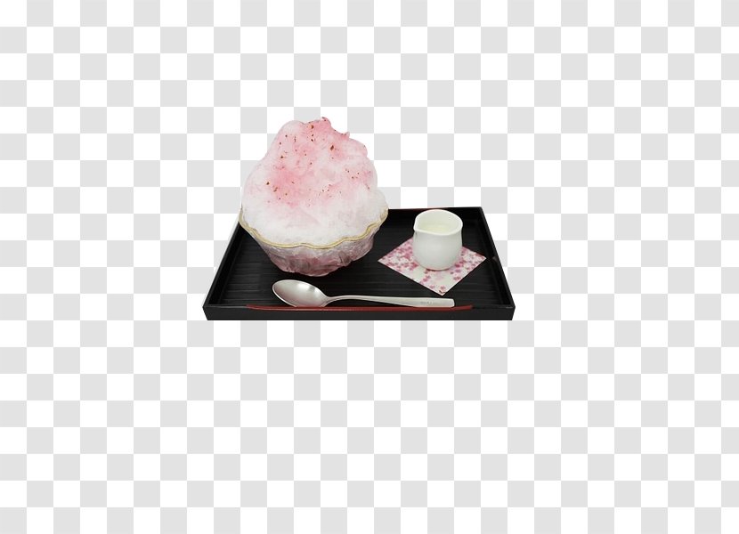 Kakigu014dri Ginza Tatsutano Baobing Wagashi Sakuramochi - Chinese Cuisine - Fried Peach Ice Transparent PNG