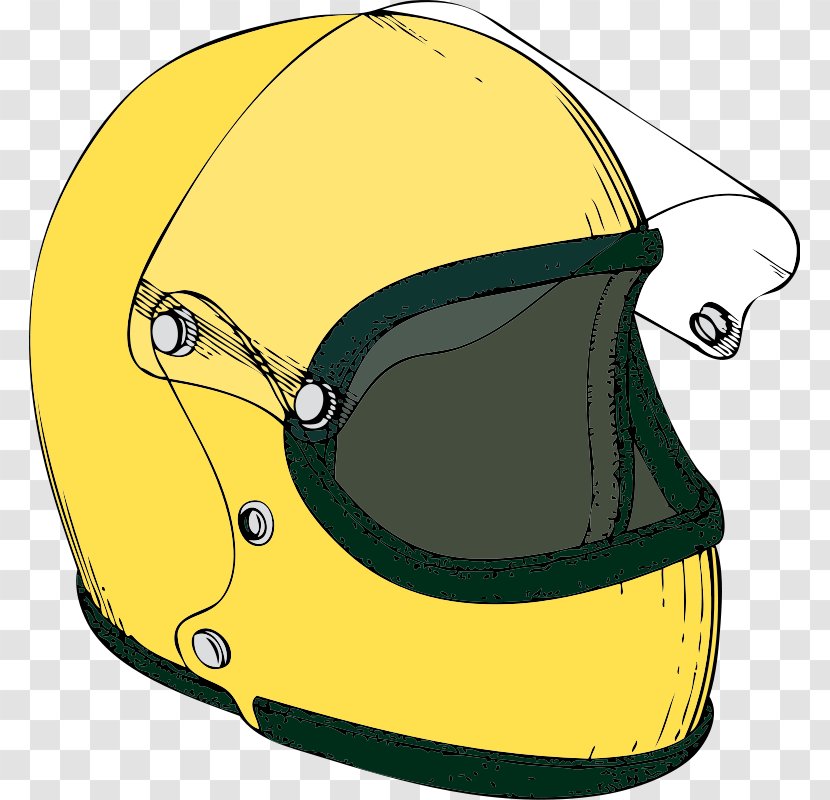 Motorcycle Helmet Clip Art - Motocross - Football Helmets Clipart Transparent PNG