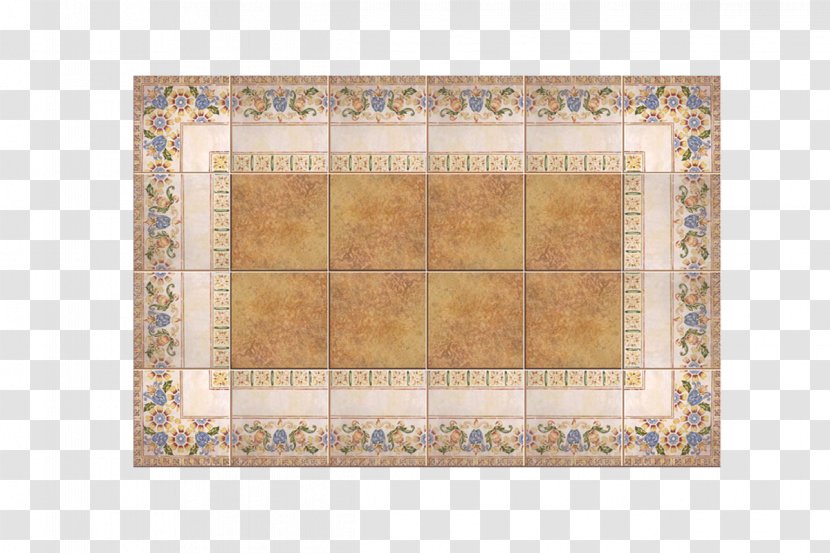 Tile Azulejo Floor - Texture Mapping - Sunflower Garden Tiles Transparent PNG
