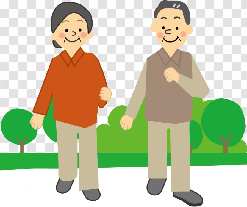 Old Age Walking Therapy Caregiver Disease - Fence Transparent PNG
