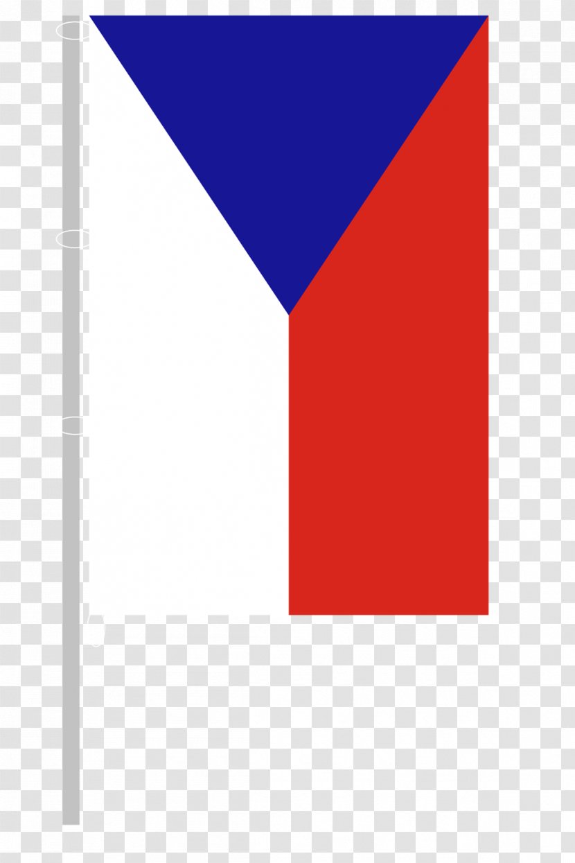 Czech Republic Flagpole Banner - Flag Transparent PNG