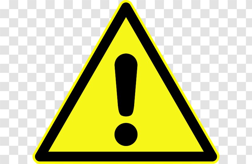 Hazard Symbol Warning Sign Sticker - Royalty Free - Attention Transparent PNG