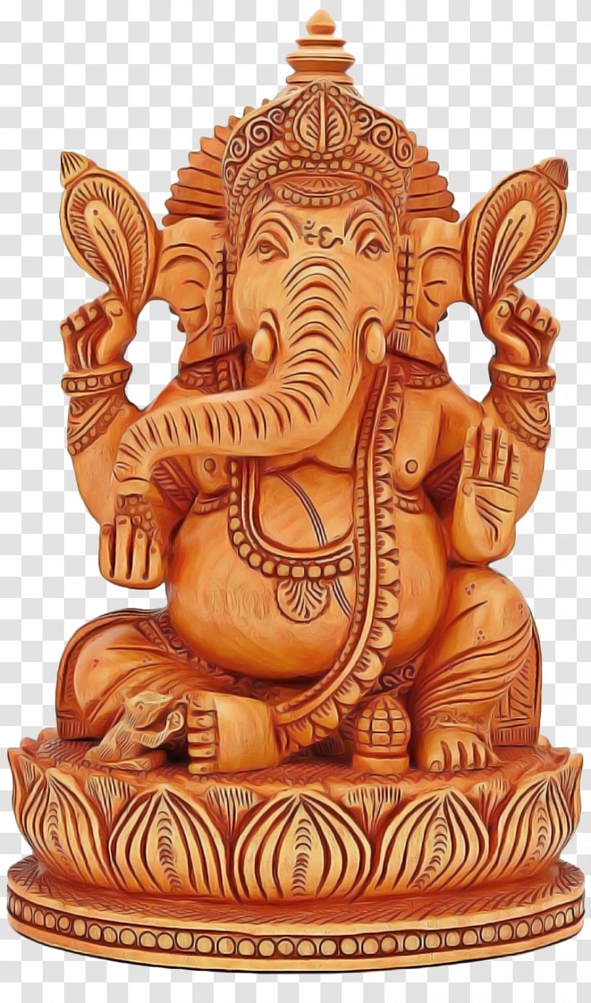 Ganesha Artwork - Carving - Hindu Temple Mythology Transparent PNG