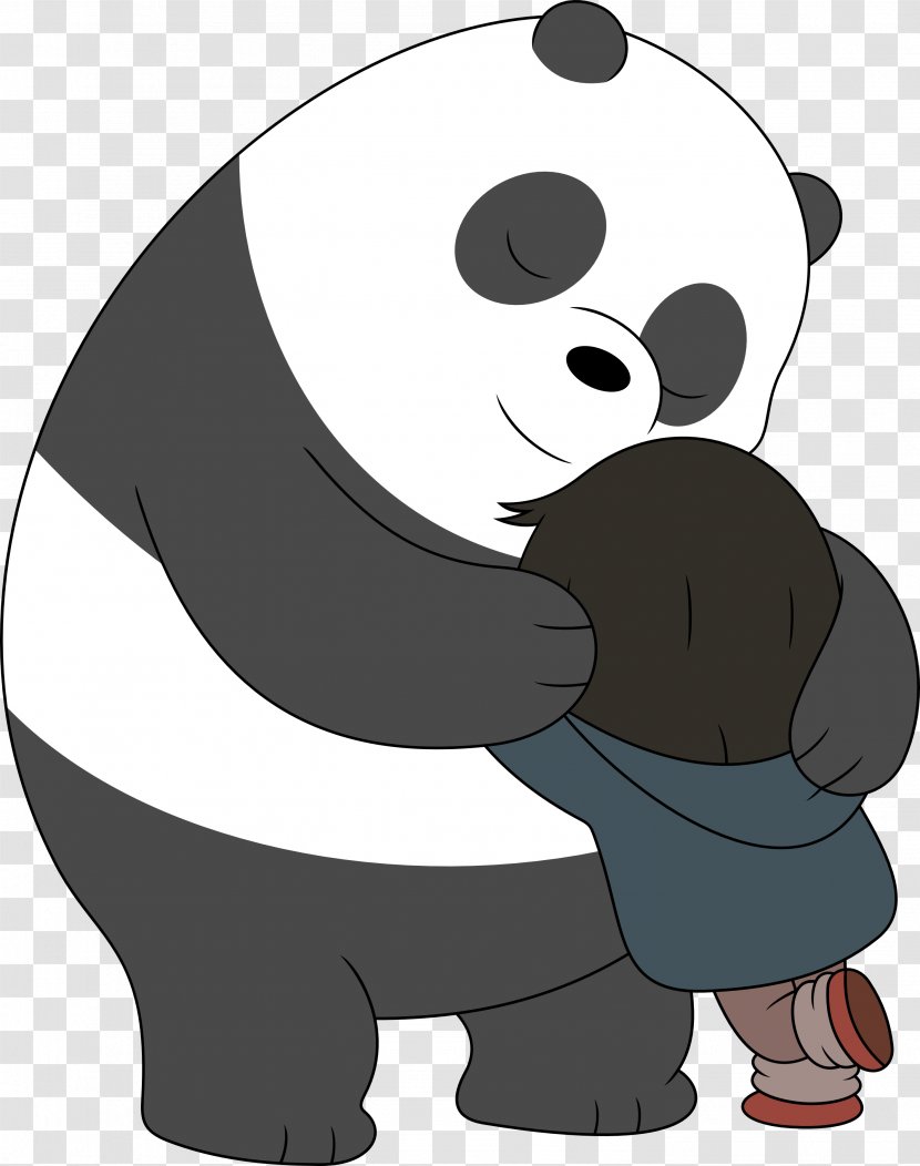 Giant Panda Bear Desktop Wallpaper Drawing Cuteness - Dog Like Mammal - Hug Transparent PNG
