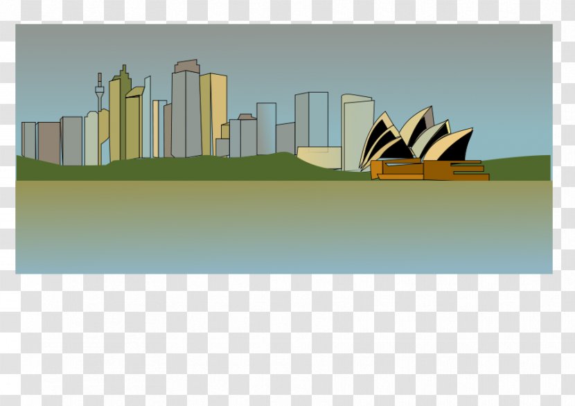 Sydney Skyline Clip Art Transparent PNG