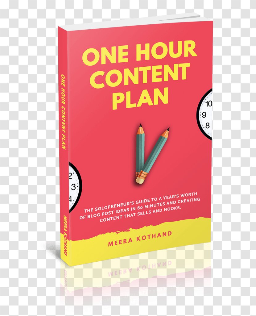 The Solopreneur's Guide Blog Content Creation Book Strategy - Meera Transparent PNG