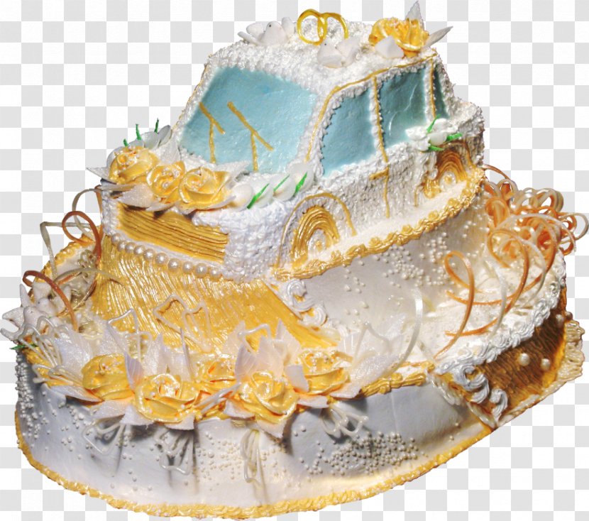 Birthday Cake Torte - Sugar Paste - Free Buckle Creative Transparent PNG
