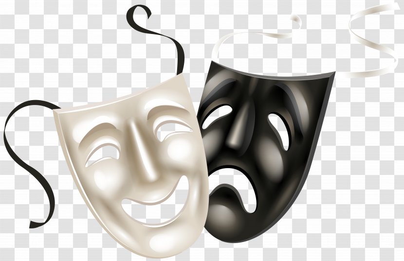 Theatre Mask Drama Clip Art Transparent PNG