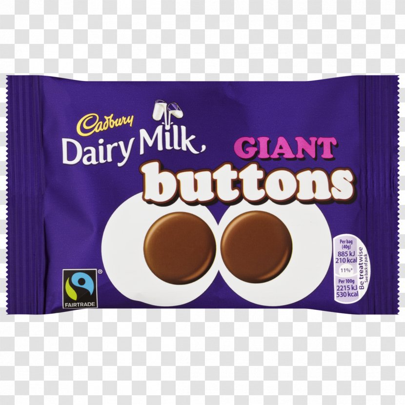 Milk Chocolate Bar Cadbury Buttons White - Dairy Caramel - Advertising Transparent PNG