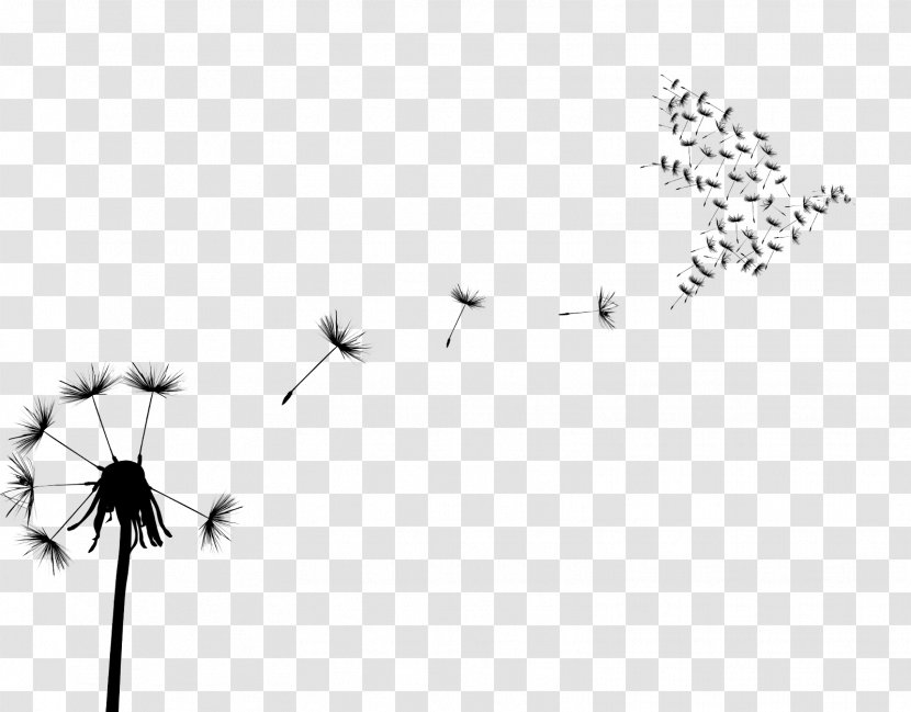 Bird Common Dandelion Flock Clip Art - Tree - Of Birds Transparent PNG