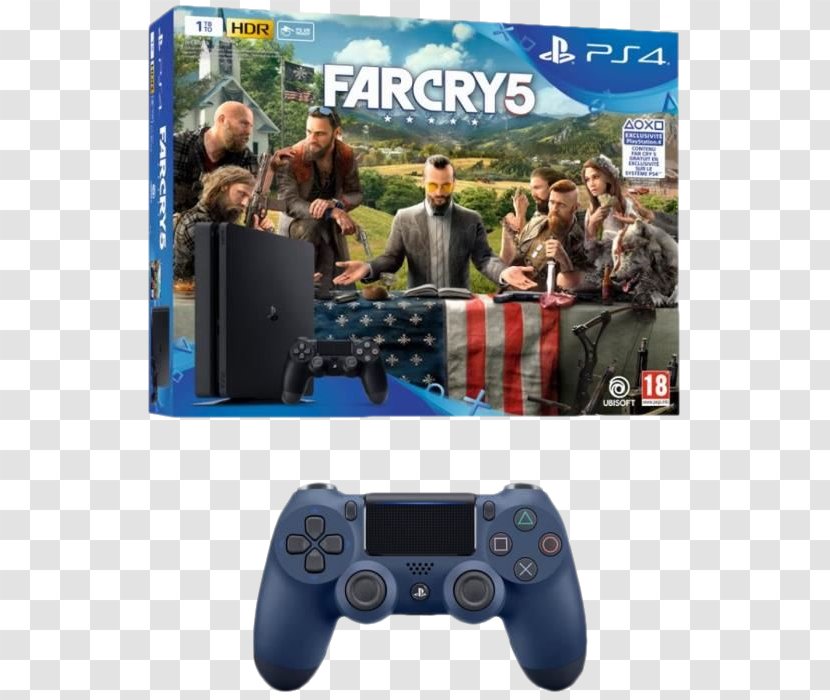 Sony PlayStation 4 Slim Far Cry 5 VR - Hardware Transparent PNG