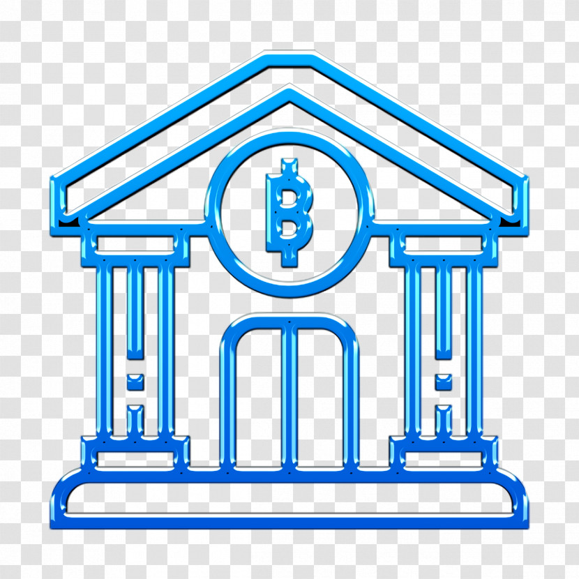Blockchain Icon Bank Icon Transparent PNG