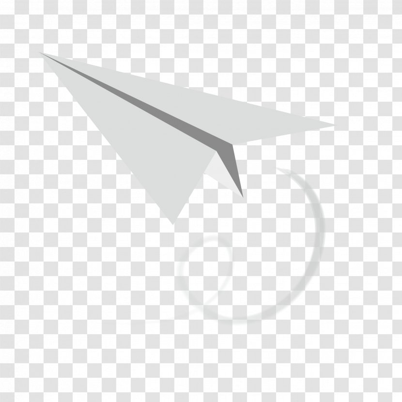 White Triangle Area Pattern - Monochrome Photography - Paper Airplane Transparent PNG