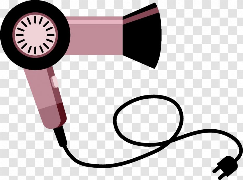 Hair Dryer Negative Air Ionization Therapy Cartoon - Capelli Transparent PNG